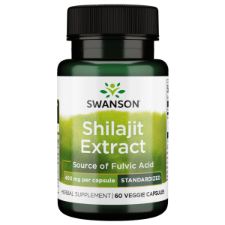 SWANSON Shilajit Extract standardised 400mg 60 Veg Capsules