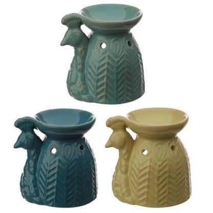 Eden Ceramic Peacock Oil Burner