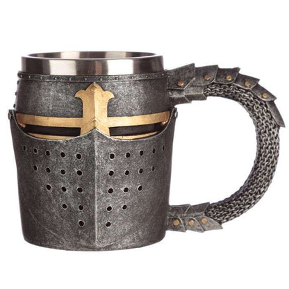 Decorative Medieval Helmet and Chain Mail Tankard - MarshallsHealthShop