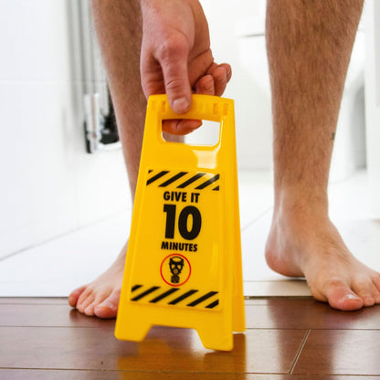Desk Warning Sign Satisfying Poo - 1st Stop Marshall's Health Shop, Gift Shop! - Heath and Natural Therapy New Brighton Christchurch - Naturopath