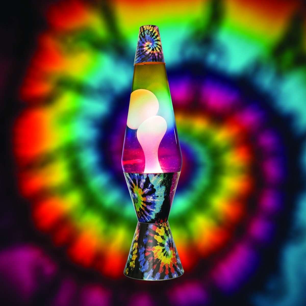 Diamond Motion Lamp Tie Dye - 1st Stop Marshall's Health Shop, Gift Shop! - Heath and Natural Therapy New Brighton Christchurch - Naturopath