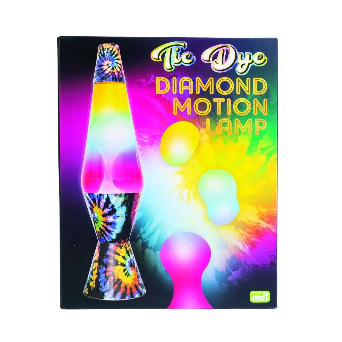 Diamond Motion Lamp Tie Dye - 1st Stop Marshall's Health Shop, Gift Shop! - Heath and Natural Therapy New Brighton Christchurch - Naturopath