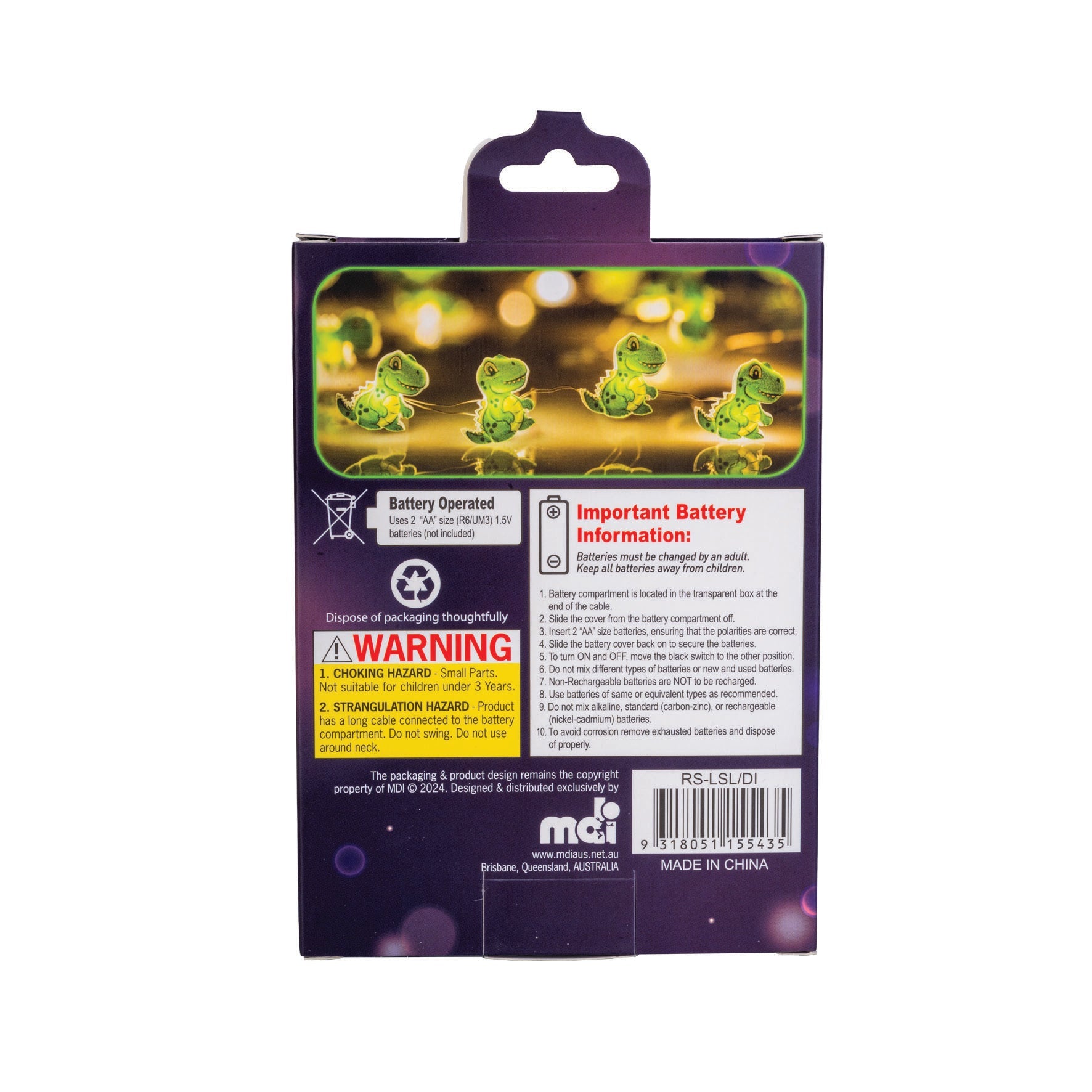 Dino LED String Light - MarshallsHealthShop