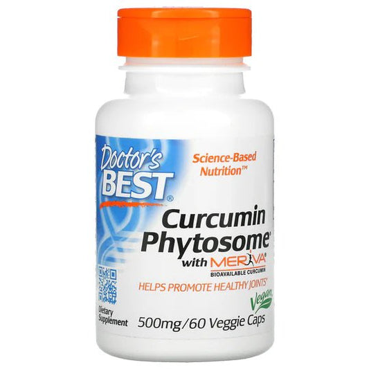 Doctor's Best Curcumin Phytosome with Meriva, 500 mg, 60 Veggie Caps - 1st Stop Marshall's Health Shop, Gift Shop! - Heath and Natural Therapy New Brighton Christchurch - Naturopath