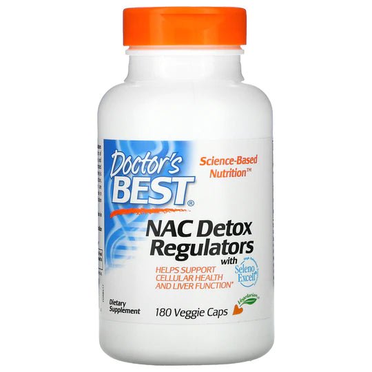 Doctor's Best NAC Detox Regulators 180 Veg Caps - 1st Stop Marshall's Health Shop, Gift Shop! - Heath and Natural Therapy New Brighton Christchurch - Naturopath