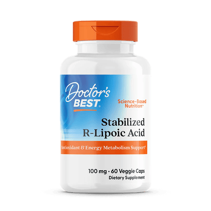 Doctor's Best Stabilized R - Lipoic Acid with BioEnhanced Na - RALA, 100 mg, 60 Veggie Caps - MarshallsHealthShop
