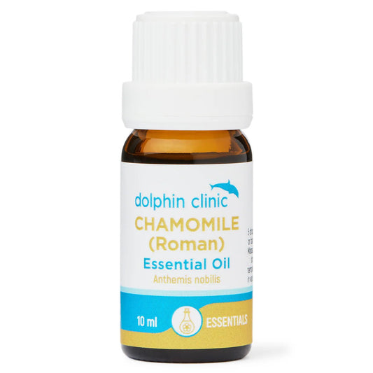 Dolphin Clinic Chamomile (Roman) Pure Essential Oil 10ml - 1st Stop Marshall's Health Shop, Gift Shop! - Heath and Natural Therapy New Brighton Christchurch - Naturopath