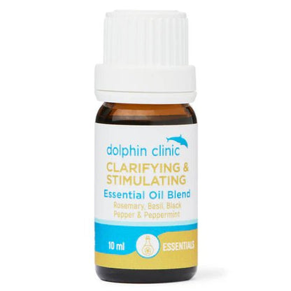 Dolphin Clinic Clarifying and Stimulating Blend Essential Oil 10ml - 1st Stop Marshall's Health Shop, Gift Shop! - Heath and Natural Therapy New Brighton Christchurch - Naturopath