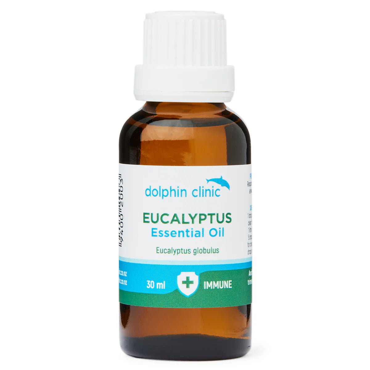 Dolphin Clinic Eucalyptus Pure Essential Oil 10ml - 1st Stop Marshall's Health Shop, Gift Shop! - Heath and Natural Therapy New Brighton Christchurch - Naturopath
