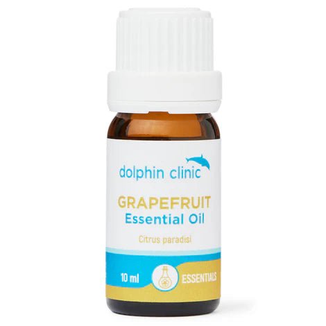 Dolphin Clinic Grapefruit Pure Essential Oil 10ml - 1st Stop Marshall's Health Shop, Gift Shop! - Heath and Natural Therapy New Brighton Christchurch - Naturopath