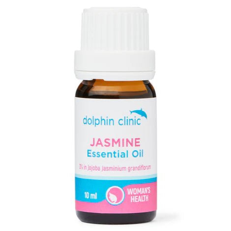 Dolphin Clinic Jasmine (3% in Jojoba) Pure Essential Oil 10ml - 1st Stop Marshall's Health Shop, Gift Shop! - Heath and Natural Therapy New Brighton Christchurch - Naturopath