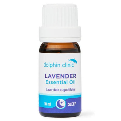 Dolphin Clinic Lavender Pure Essential Oil 10ml - 1st Stop Marshall's Health Shop, Gift Shop! - Heath and Natural Therapy New Brighton Christchurch - Naturopath