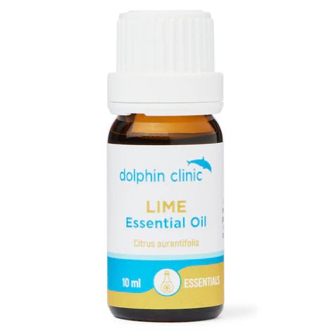 Dolphin Clinic Lime Pure Essential Oil 10ml - 1st Stop Marshall's Health Shop, Gift Shop! - Heath and Natural Therapy New Brighton Christchurch - Naturopath