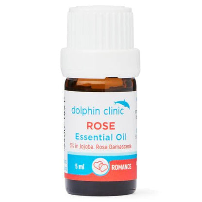 Dolphin Clinic Rose (3% in Jojoba) Blend Essential Oil 5ml - 1st Stop Marshall's Health Shop, Gift Shop! - Heath and Natural Therapy New Brighton Christchurch - Naturopath