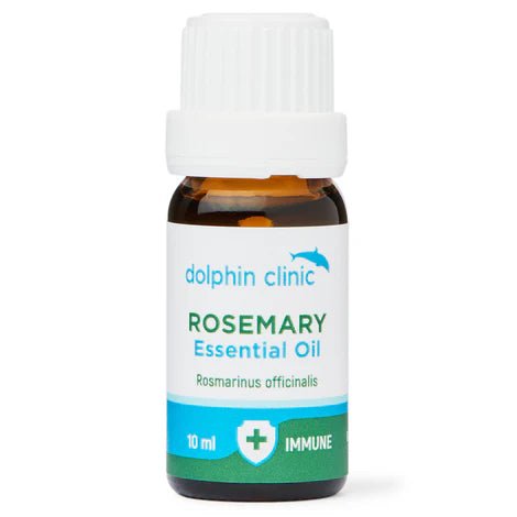 Dolphin Clinic Rosemary Pure Essential Oil 10ml - 1st Stop Marshall's Health Shop, Gift Shop! - Heath and Natural Therapy New Brighton Christchurch - Naturopath