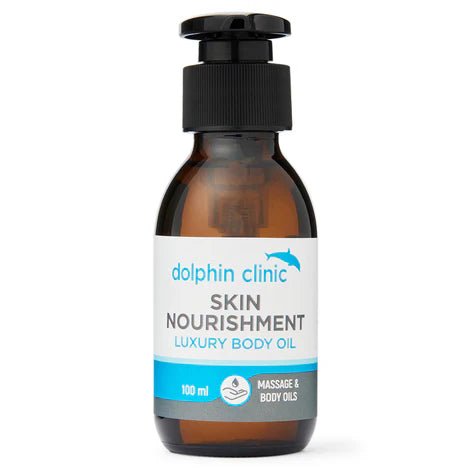 Dolphin Clinic Skin Nourishment Body Oil 100ml - 1st Stop Marshall's Health Shop, Gift Shop! - Heath and Natural Therapy New Brighton Christchurch - Naturopath