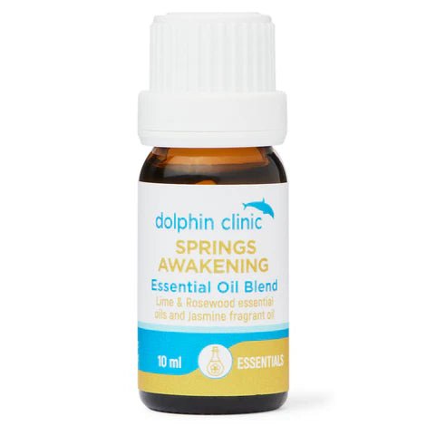 Dolphin Clinic Springs Awakening Blend Essential Oil 10ml - 1st Stop Marshall's Health Shop, Gift Shop! - Heath and Natural Therapy New Brighton Christchurch - Naturopath