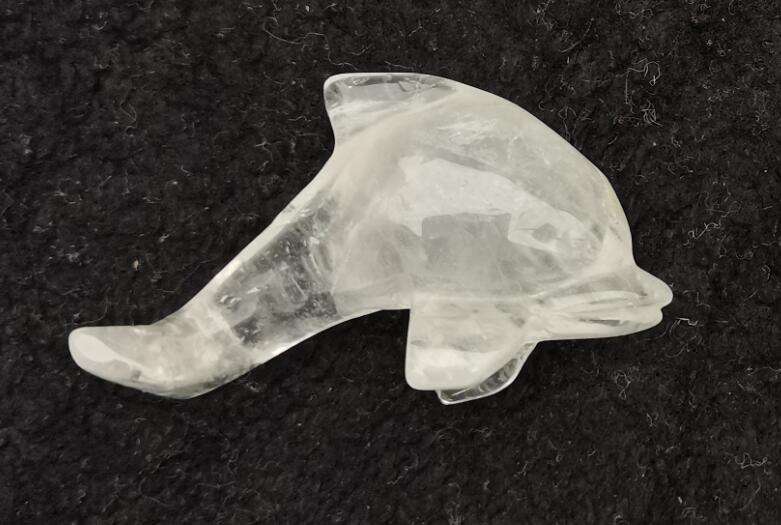 Dolphin Gemstone Clear Quartz - MarshallsHealthShop
