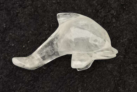 Dolphin Gemstone Clear Quartz - MarshallsHealthShop