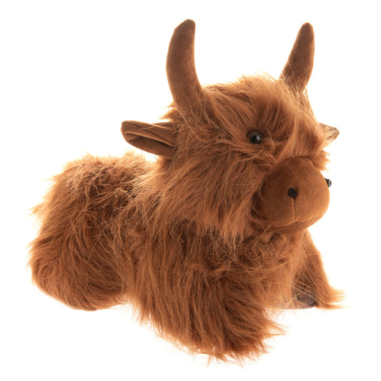 Door Stop Highland Cow - 1st Stop Marshall's Health Shop, Gift Shop! - Heath and Natural Therapy New Brighton Christchurch - Naturopath