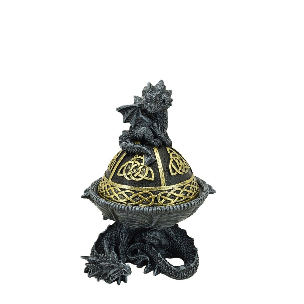 Dragon Box Black With Gold - MarshallsHealthShop