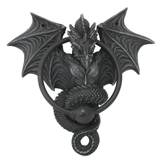 Dragon Coiled Door Knocker - MarshallsHealthShop