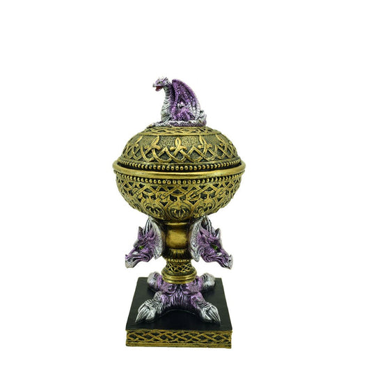 Dragon Trinket Box Purple - MarshallsHealthShop