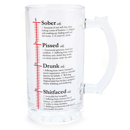 Drinktionary Beer Stein - MarshallsHealthShop