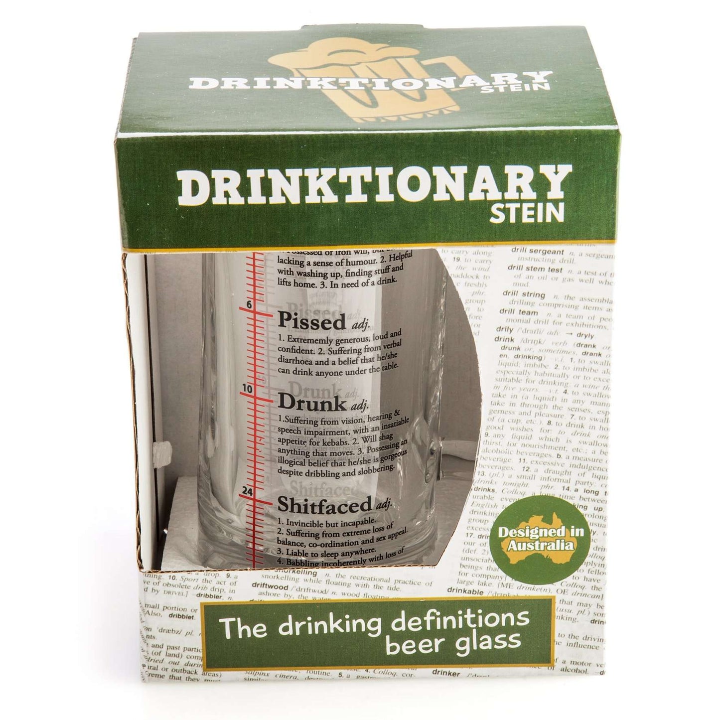 Drinktionary Beer Stein - MarshallsHealthShop
