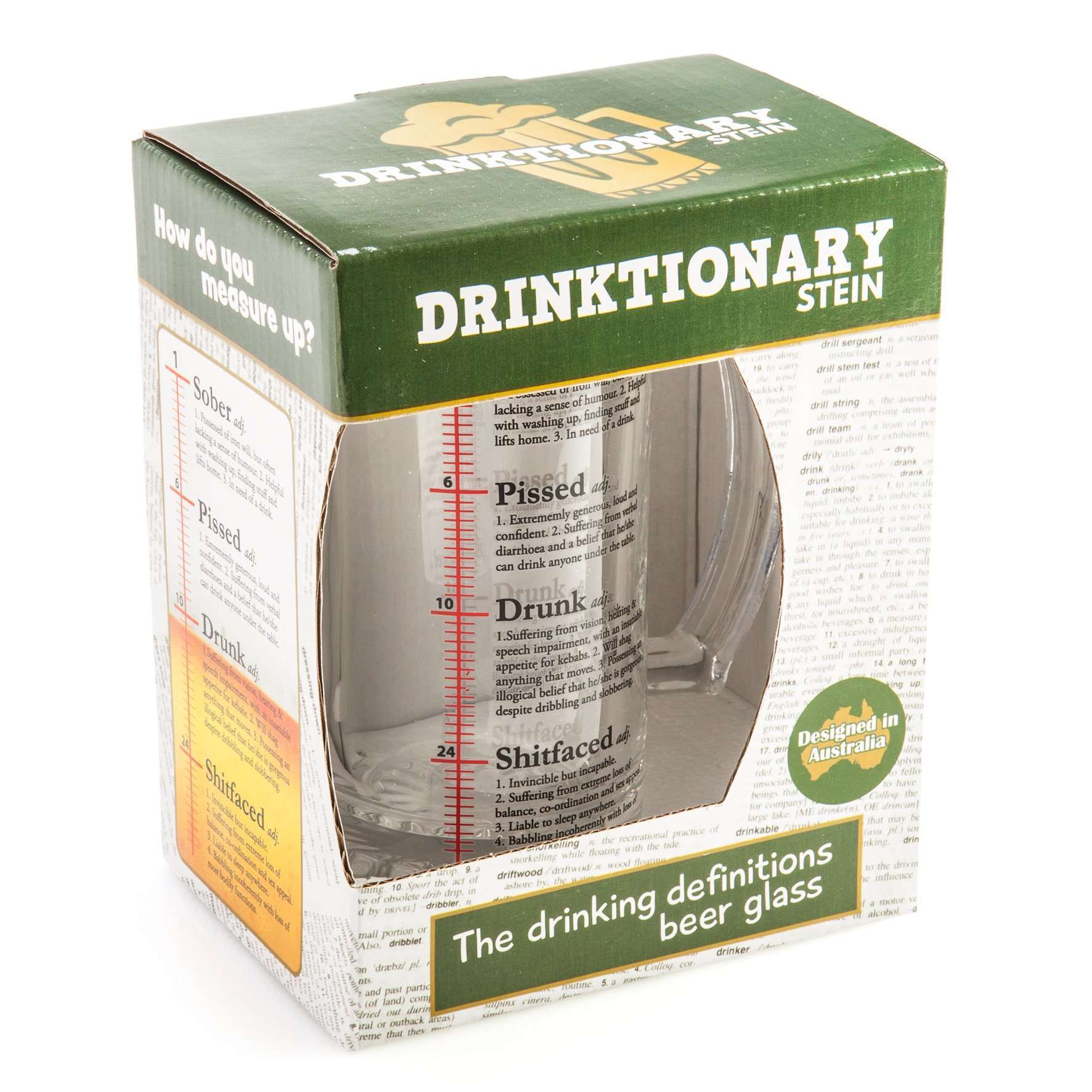 Drinktionary Beer Stein - MarshallsHealthShop