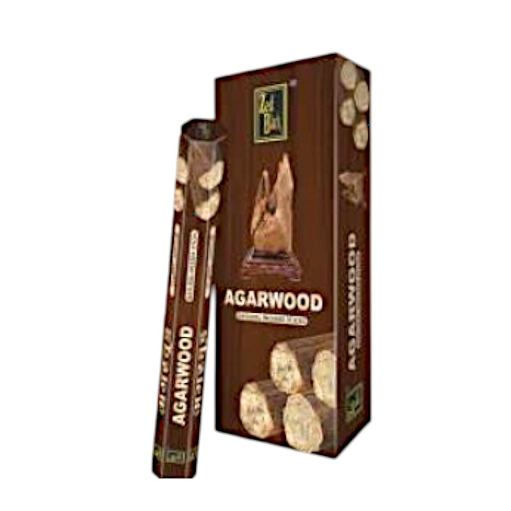 Zed Black Agarwood 20gm
Zed Black 20 gram Incense sticks are one of the most popular incense sticks, these are rolled and dipped into natural oils for a calming incense fragrance. You will enjoy these incense sticks as you would experience these fragrances from nature itself. Experience an absolutely soothing and positive aroma at your place by using these premium quality incense sticks.

1st Stop, Marshall's Health Shop, Gift Shop!

SKU: ZBAG20