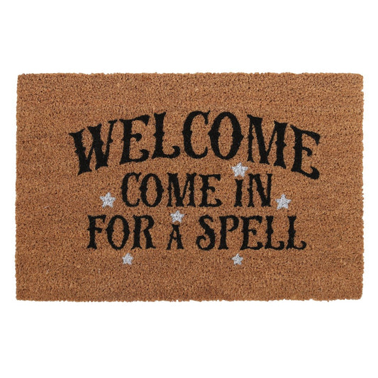 Welcome Come In For A Spell Doormat