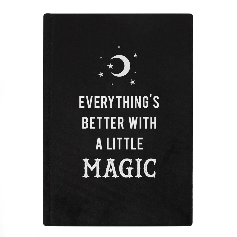 Everything's Better Velvet A5 Notebook