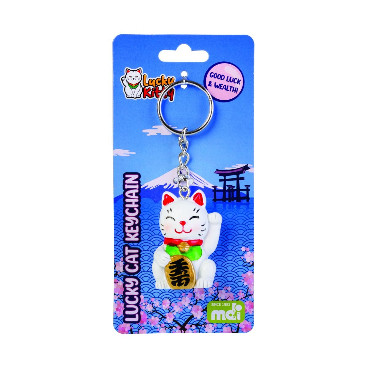 Lucky Kitty Keychain