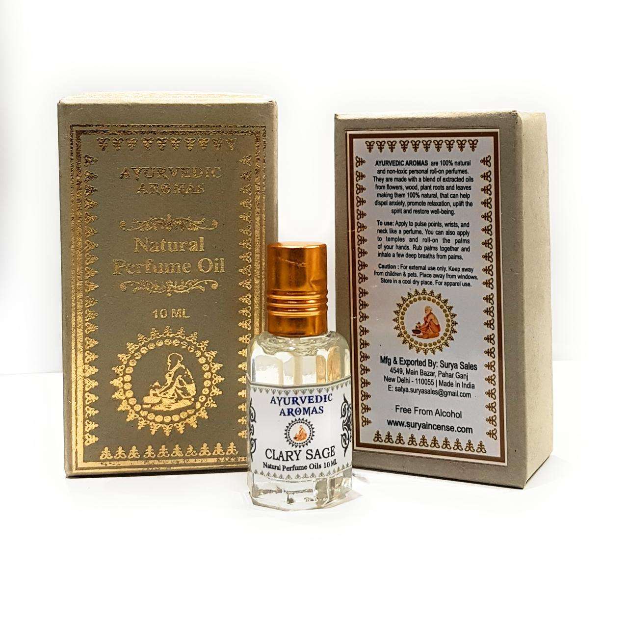 Ayurvedic Perfume 10ml Clary Sage