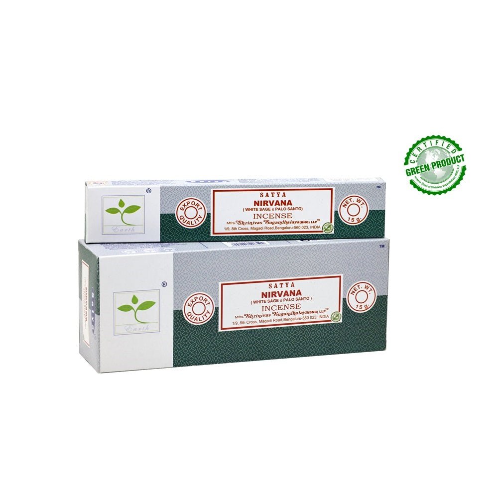 Earth Satya Incense Nirvana 15gm - MarshallsHealthShop