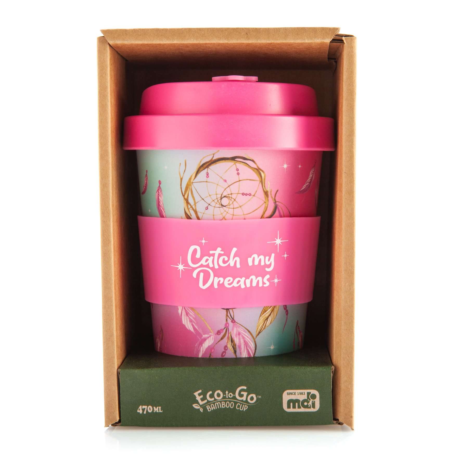 Eco - to - Go Bamboo Cup - Dream Catcher - MarshallsHealthShop