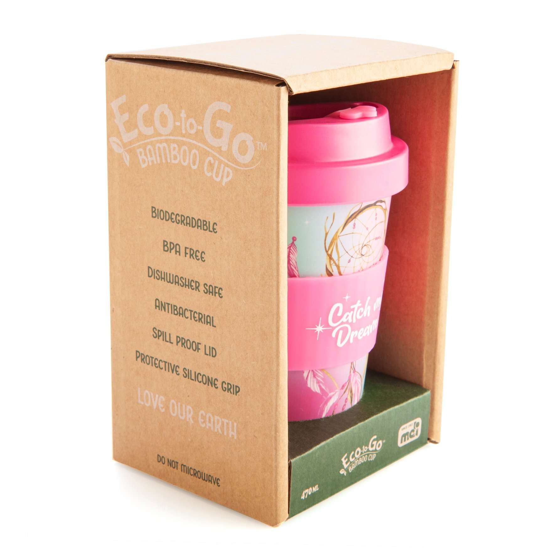 Eco - to - Go Bamboo Cup - Dream Catcher - MarshallsHealthShop