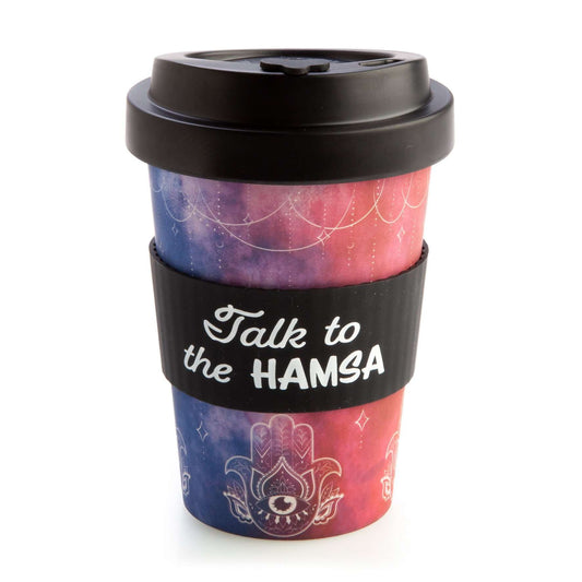 Eco - to - Go Bamboo Cup - Hamsa - MarshallsHealthShop