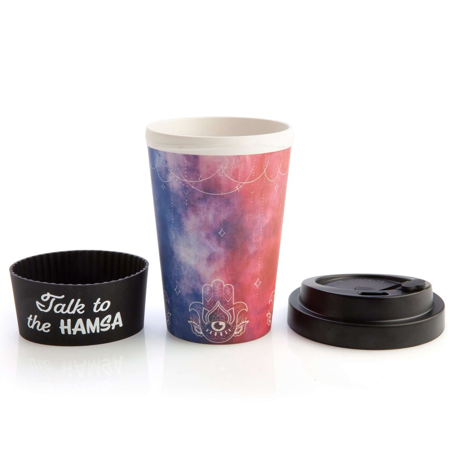 Eco - to - Go Bamboo Cup - Hamsa - MarshallsHealthShop