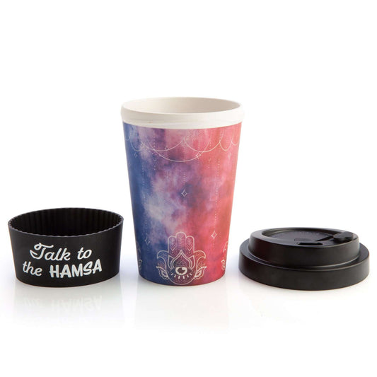 Eco - to - Go Bamboo Cup - Hamsa - MarshallsHealthShop