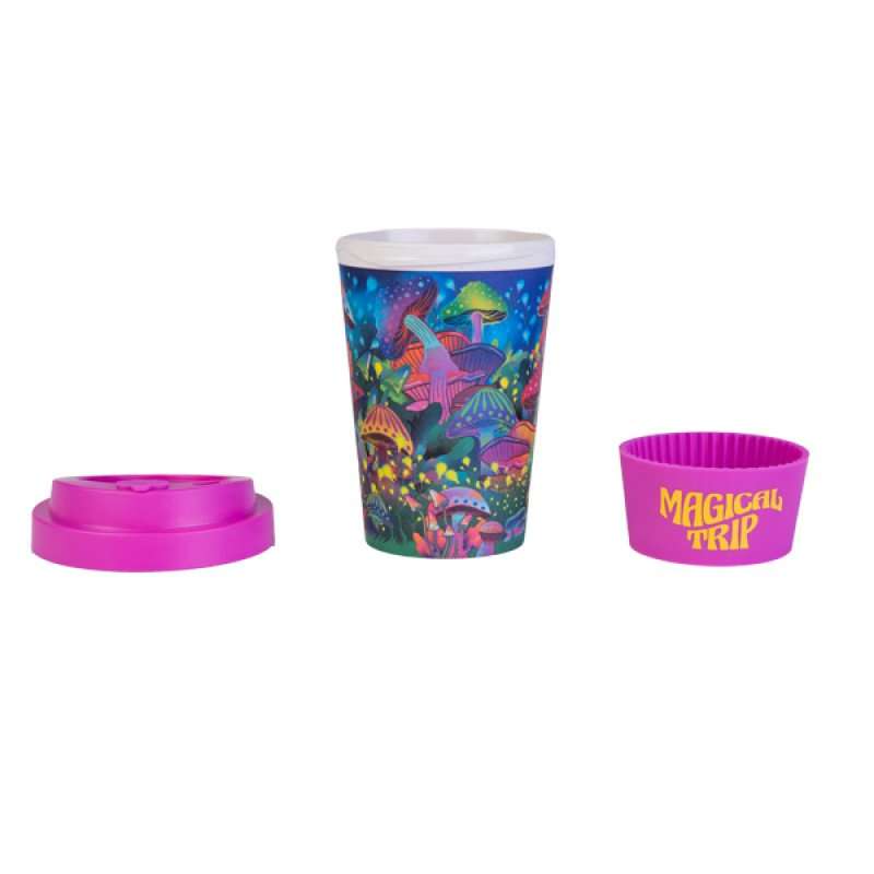 Eco - to - Go Bamboo Cup - Mushroom - 1st Stop Marshall's Health Shop, Gift Shop! - Heath and Natural Therapy New Brighton Christchurch - Naturopath