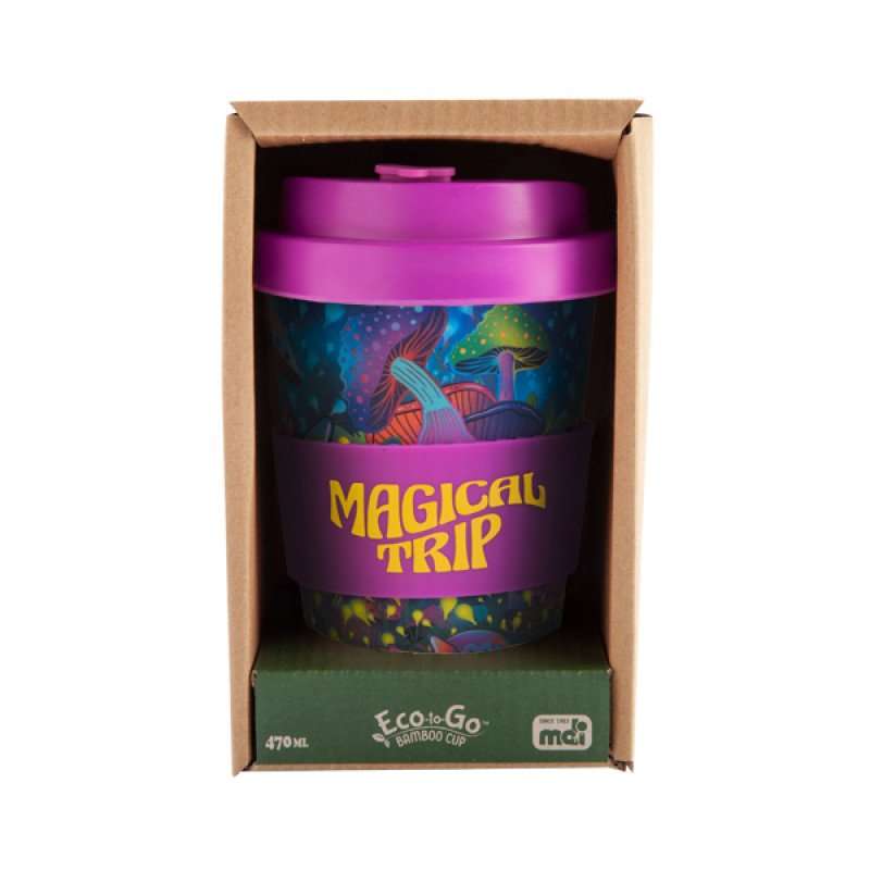 Eco - to - Go Bamboo Cup - Mushroom - 1st Stop Marshall's Health Shop, Gift Shop! - Heath and Natural Therapy New Brighton Christchurch - Naturopath