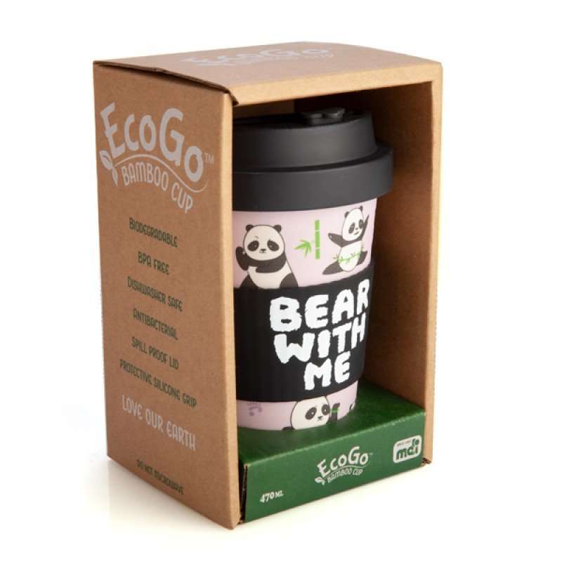 Eco - to - Go Bamboo Cup - Panda - MarshallsHealthShop