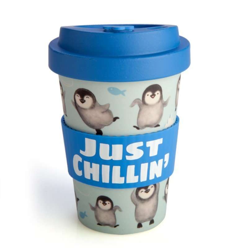 Eco-to-Go Bamboo Cup - Penguin Just Chillin'

Eco-friendly travel cup made from bamboo
Features a pattern of cute dancing penguins and little fish on an icy blue background
Matching blue anti-spill lid and protective silicone band with ‘Just Chillin’ quote
Holds approximately 470 ml

100(L) x 100(W) x 140(H) mm

1st Stop, Marshall's Health Shop, Gift Shop!

SKU: LT-EGC/PE