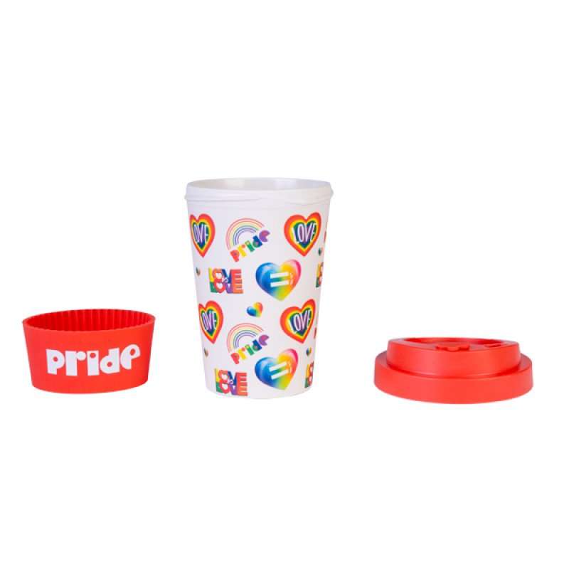 Eco - to - Go Bamboo Cup - Rainbow Pride - MarshallsHealthShop