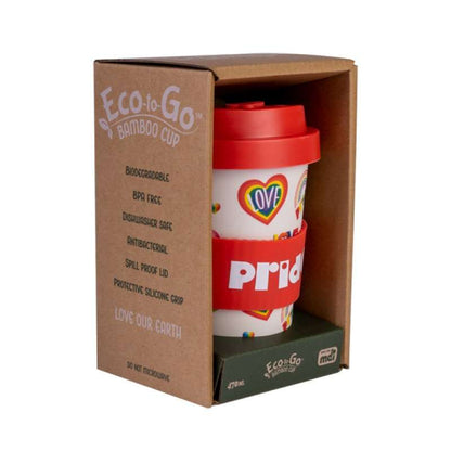 Eco - to - Go Bamboo Cup - Rainbow Pride - MarshallsHealthShop