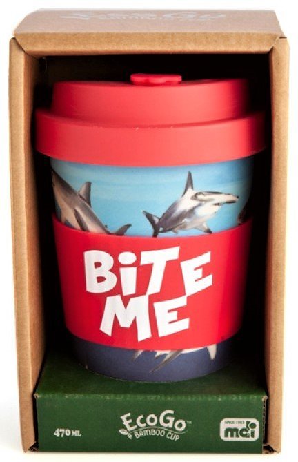 Eco - to - Go Bamboo Cup - Shark - MarshallsHealthShop