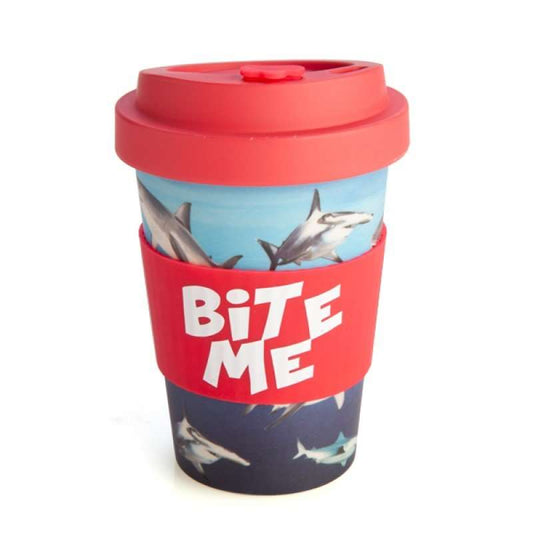 Eco - to - Go Bamboo Cup - Shark - MarshallsHealthShop