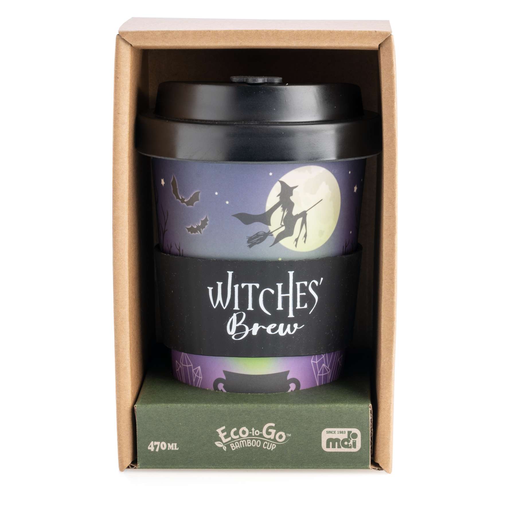 Eco - to - Go Bamboo Cup - Witches' Brew - 1st Stop Marshall's Health Shop, Gift Shop! - Heath and Natural Therapy New Brighton Christchurch - Naturopath